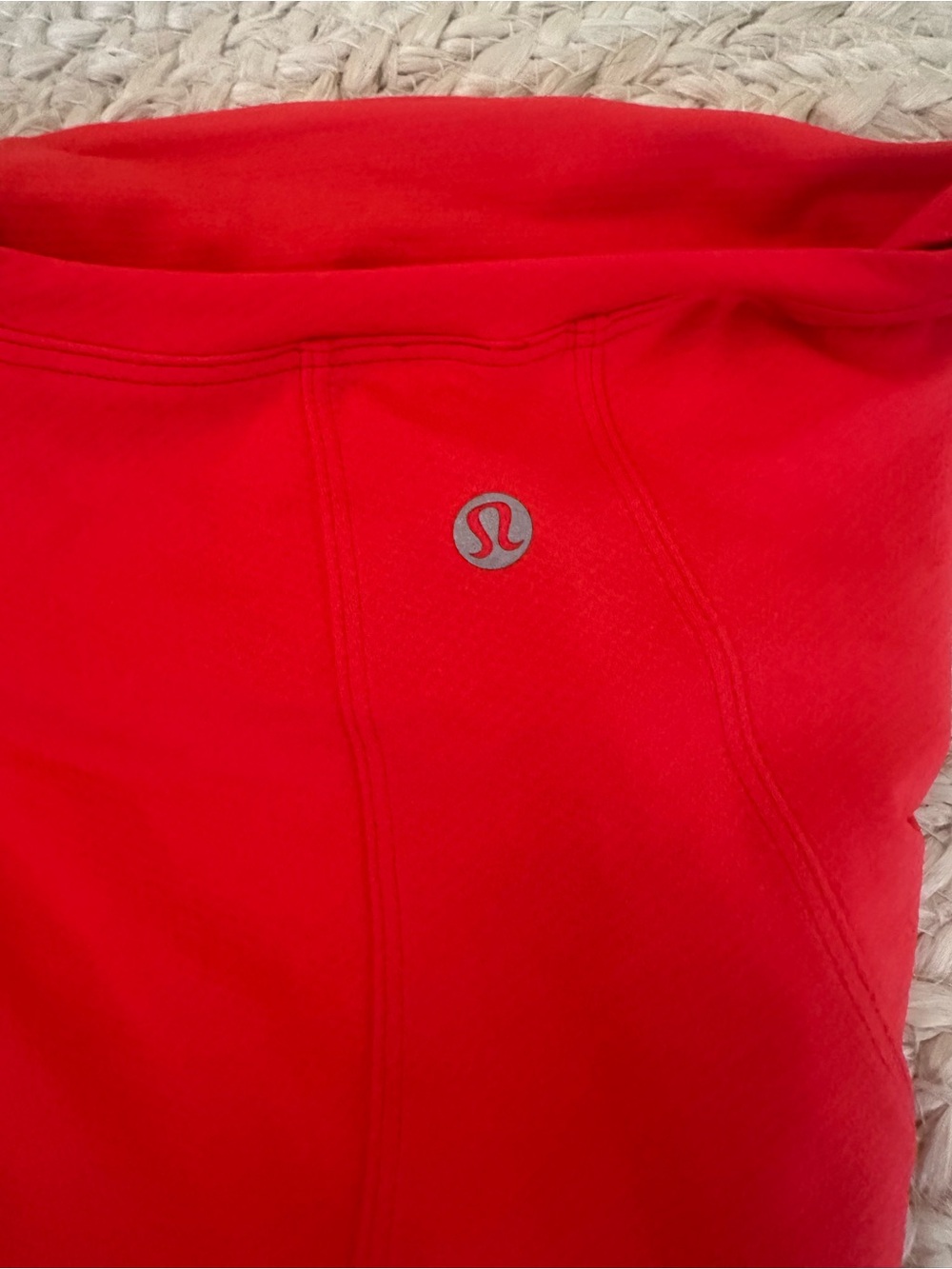lululemon athletica Red Long Sleeve Cropped Tee - Picture 4 of 4